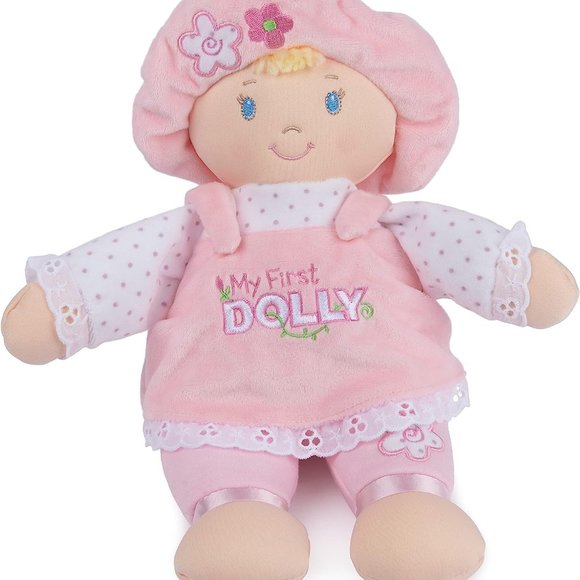 GUND Baby My First Dolly, Plush Doll for Babies and Toddlers, Pink/White, 13” - Picture 3 of 10